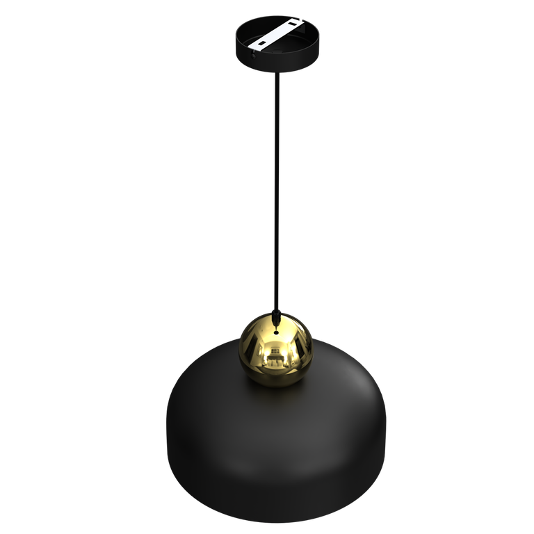 Lampa Wisząca HARALD GOLD/BLACK 1xE27 (6)