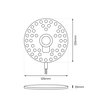 WKŁAD MODUŁ LED DO PLAFONU 12,5CM NEUTRALNY 12W 230V 1300lm (2)