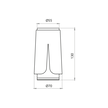 FLOWER WHITE CHROME DOWNLIGHT 1xGU10 (5)