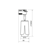 FLOWER WHITE CHROME TRACK 1xGU10 (5)