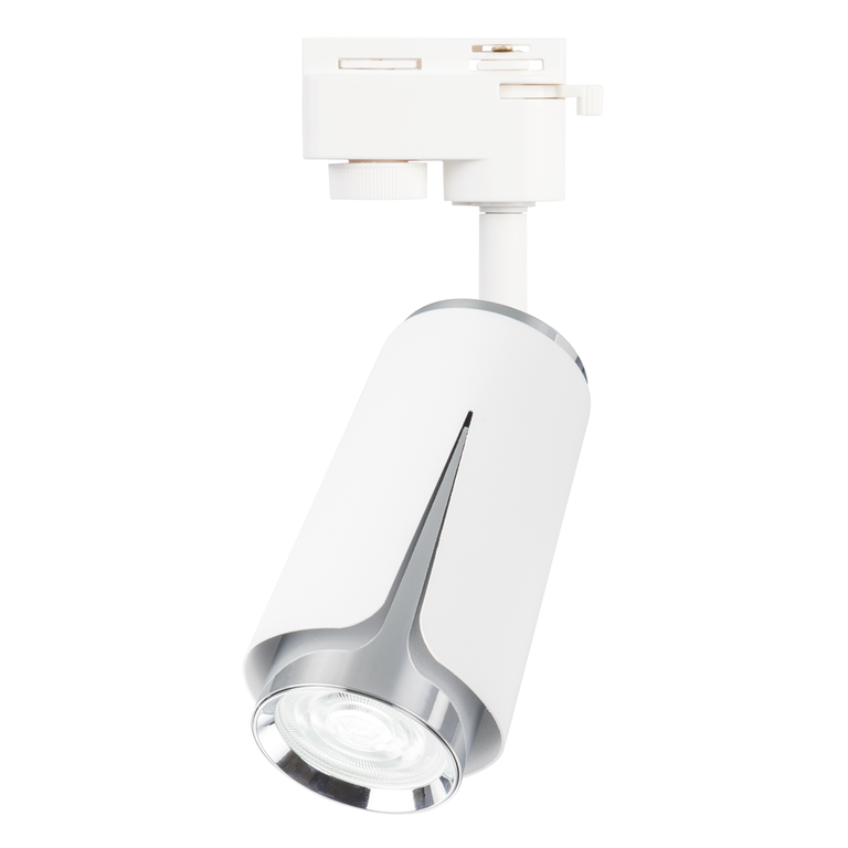 FLOWER WHITE CHROME TRACK 1xGU10 (1)