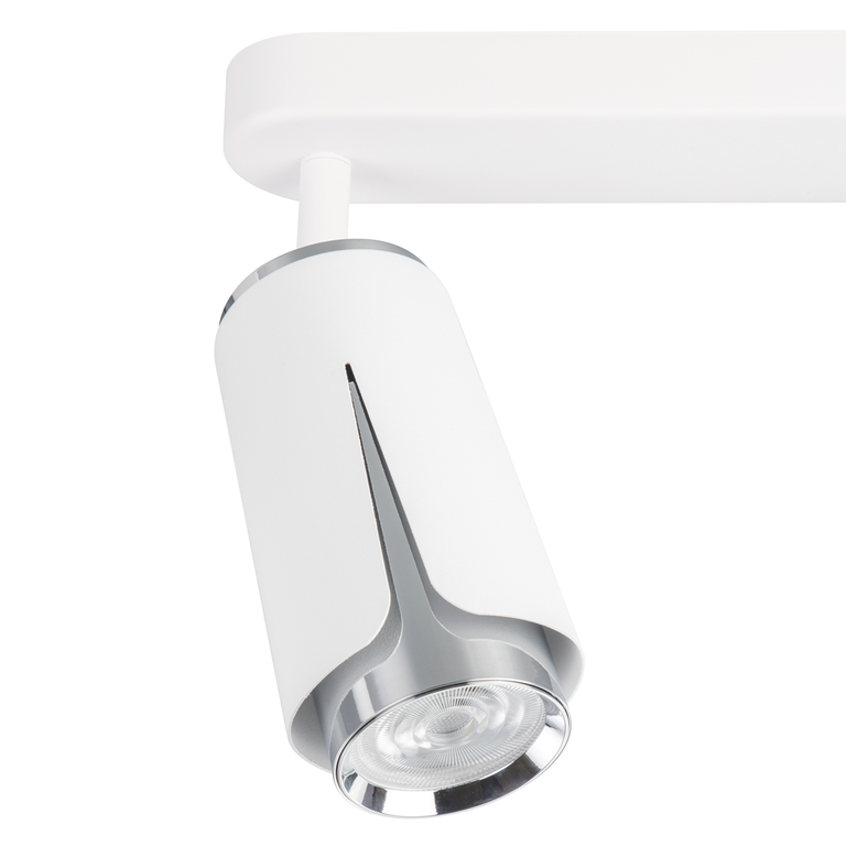 FLOWER WHITE CHROME SPOT 2xGU10 (2)