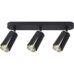 FLOWER BLACK GOLD SPOT 3xGU10 (6)