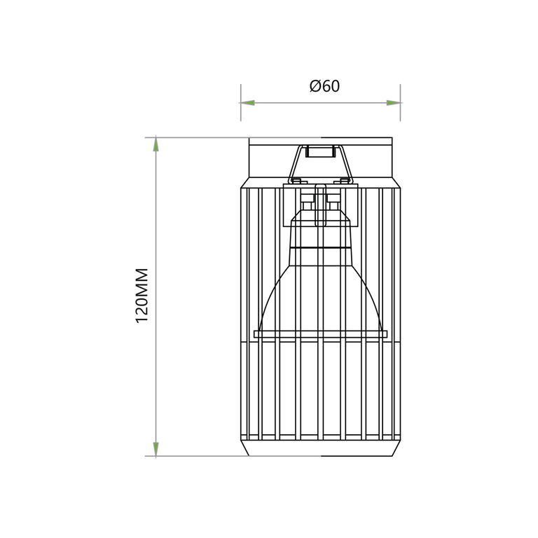 VERTICAL BLACK DOWNLIGHT 1xGU10 (4)