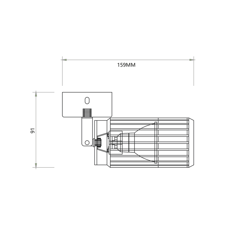 VERTICAL WHITE SPOT 1xGU10 (5)