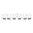 VERTICAL WHITE SPOT 6xGU10 (5)