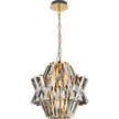 Żyrandol CROWN GOLD 4xE14 (6)