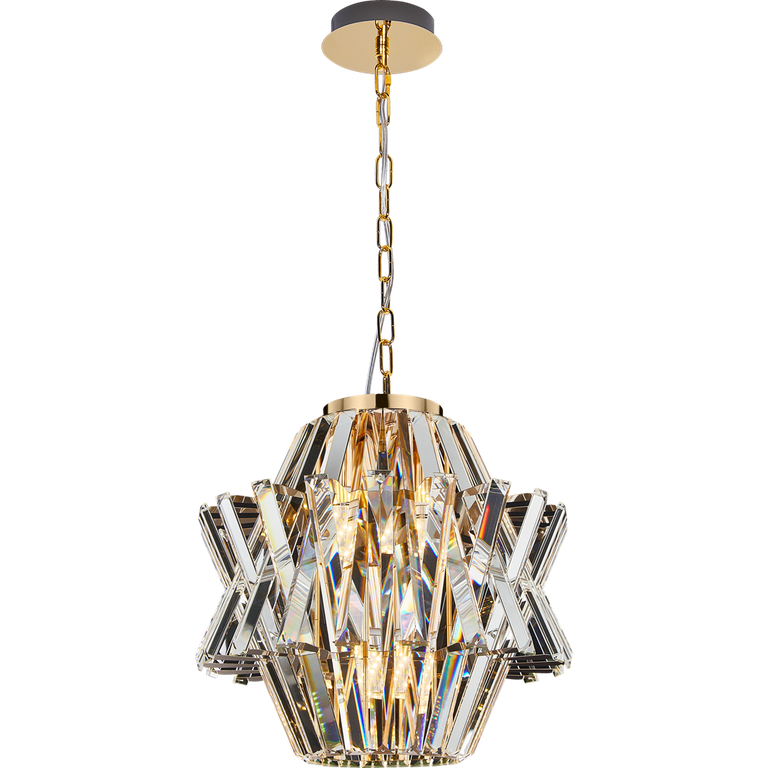 Żyrandol CROWN GOLD 4xE14 (6)