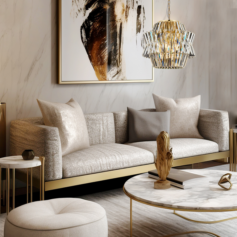 Żyrandol CROWN GOLD 12xE14 (3)