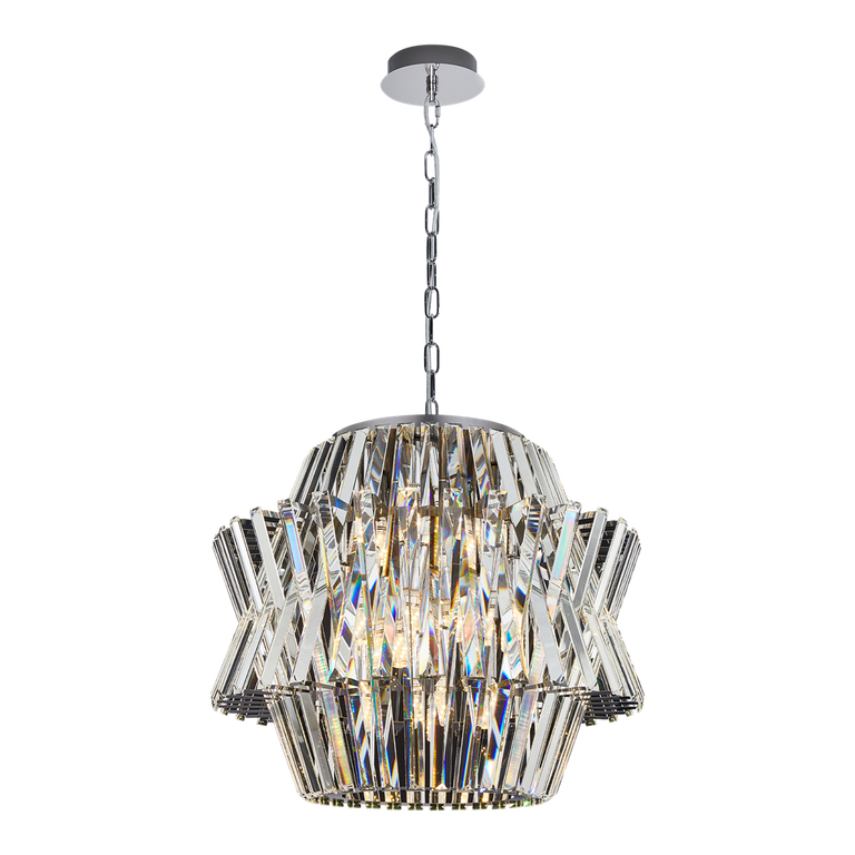 Żyrandol CROWN CHROME 12xE14 (6)