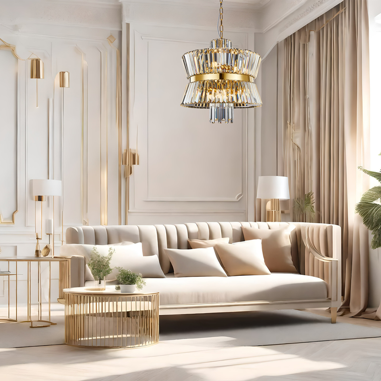 Żyrandol AURELIA GOLD 12xE14 (3)