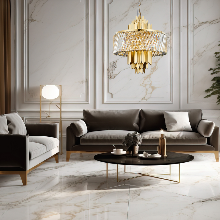 Żyrandol MARGOT GOLD 9xE14 (3)