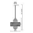żyrandol MARGOT CHROME 9xE14 (5)