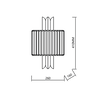 Kinkiet MARGOT CHROME 2xE14 (4)
