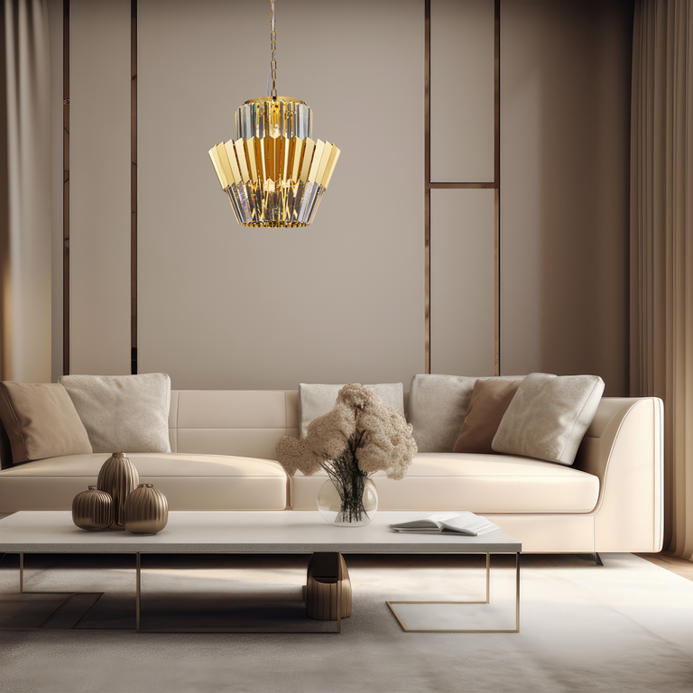 Żyrandol DONNA GOLD 9xE14 (3)