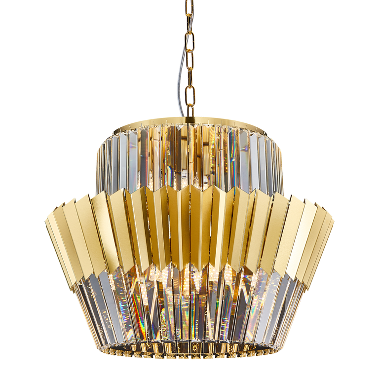 Żyrandol DONNA GOLD 12xE14 (2)