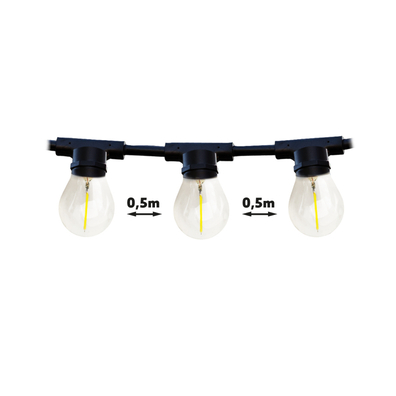 Girlanda ogrodowa LED MIMOSA 10M 20XE27
