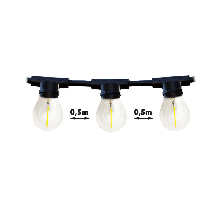 Girlanda ogrodowa LED MIMOSA 10M 20XE27 (1)