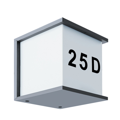 Lampa Numer domu MAXIM E27 GREY