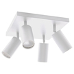 Lampa MANAM GU10 4L listwa WHITE 4xGU10 PLAFON