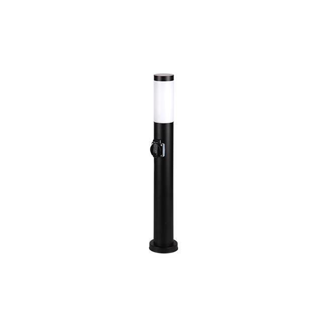 Lampa ogrodowa LED E27 Manila gniazdo 65cm czarna