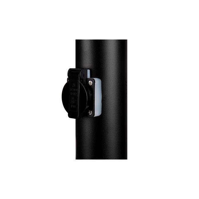 Lampa ogrodowa LED E27 Manila gniazdo 65cm czarna (2)