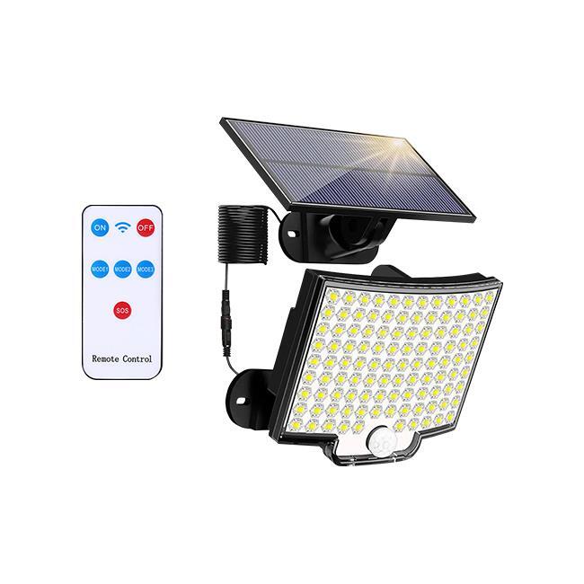 Naświetlacz LED solarny 108xSMD PIR