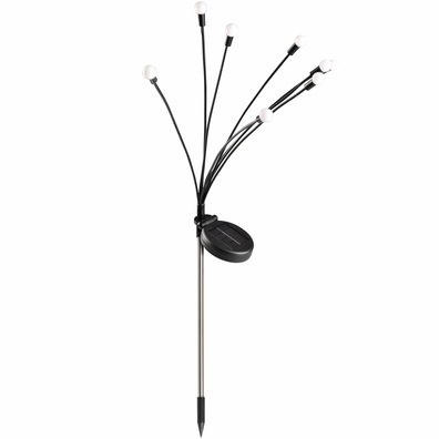  Lampa kuleczki solarne ogrodowe LED FLORINI 10 BIAŁE  3000k 73cm