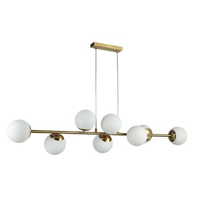 Lampa wisząca E27 Bali 90cm x8 złota kule