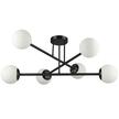 Żyrandol LED E27 Bali 77cm x6 czarny
