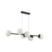 Lampa wisząca E27 Bali 90cm x6 czarna kule