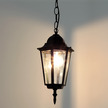 Lampa wisząca Kobi E27 Retro czarna latarnia zwis (3)