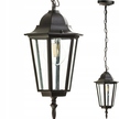 Lampa wisząca Kobi E27 Retro czarna latarnia zwis (6)