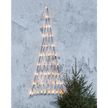 Siatka LED trójkątna 1,7m x 0,73m Biała Ciepła 1970k