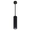 Lampa Zwis Tuba pojedyncza czarna Karadon 56x290