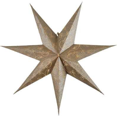 Gwiazda wisząca złota DECORUS 63 cm 50-18
