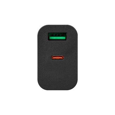  SZYBKA ŁADOWARKA KOSTKA SIECIOWA USB TYPE-C 20W czarny