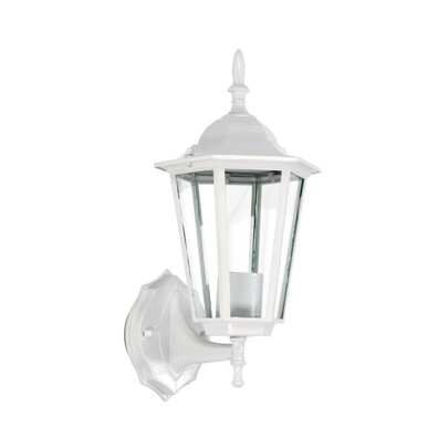   Lampa oprawa elewacyjna kinkiet zewnętrzny do LED E27 IP54 RETRO biała
