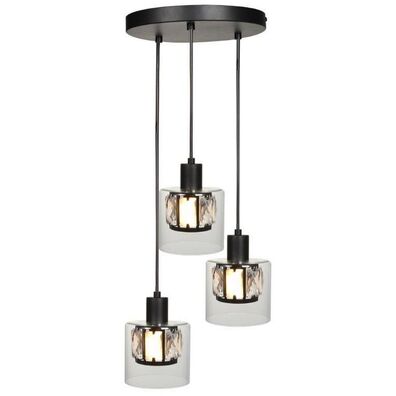  Lampa zwis wisząca Reality Elmo 3xE14 czarna