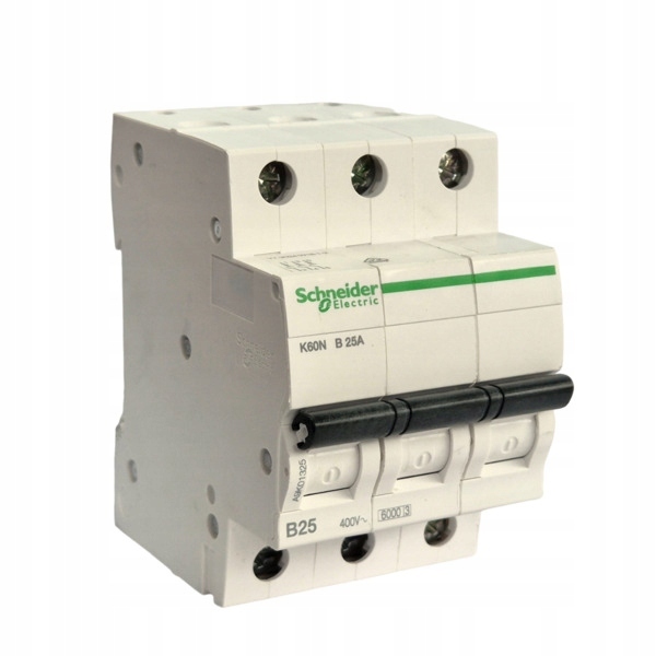 Wyłącznik nadmiarowo-prądowy A9K01325 3P B25 25A SCHNEIDER ELECTRIC