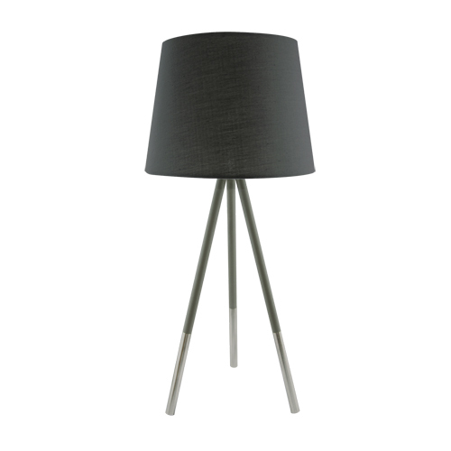 Lampka nocna stołowa RADAR 50 cm E14 GREY (1)
