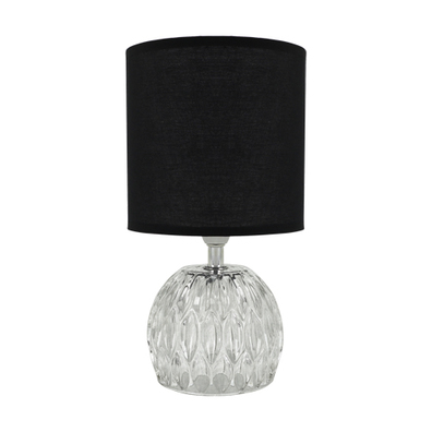  LAMPKA STOŁOWA NOCNA BIURKOWA ZEFIR E14 BLACK