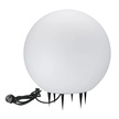 Lampa Kula ogrodowa LED 230V E27 40cm z przewodem i wtyczką Biała