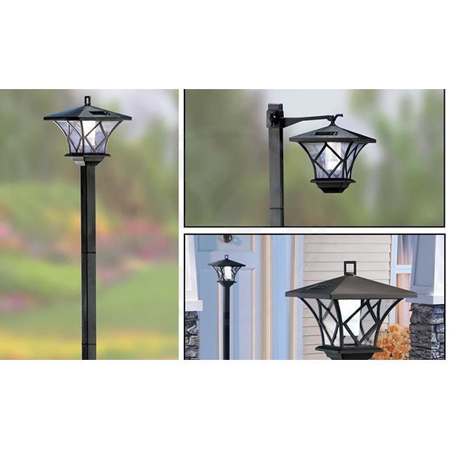 Lampa LED Ogrodowa SOLARNA 153cm zewnętrzna słupek stojąca (2)