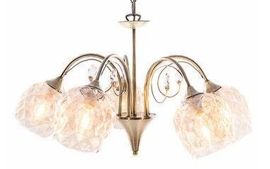 Żyrandol GABI Patyna 5xE14 LAMPA WISZĄCA