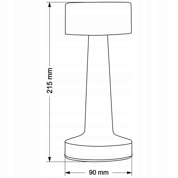 Lampka dekoracyjna LED SIMPLY 3000K÷6000K USB-C  złota (4)