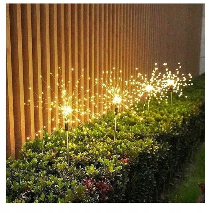 Lampa solarna LED ogrodowa wbijana dmuchawiec 84cm (4)