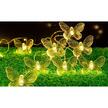  SOLARNA GIRLANDA OGRODOWA  MOTYLKI 20 led 580cm 