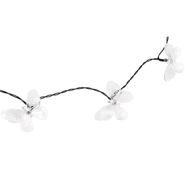  SOLARNA GIRLANDA OGRODOWA  MOTYLKI 20 led 580cm  (4)