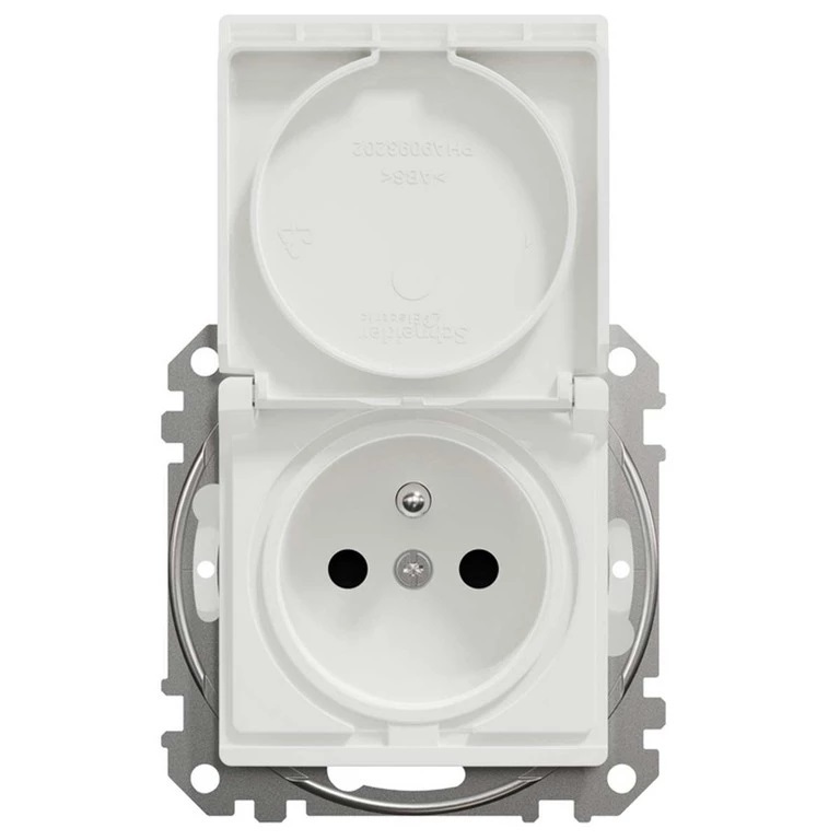 Gniazdo Pojedyńcze IP44 Sedna Białe Z Uziemieniem Schneider Electric SDN2890321 (3)